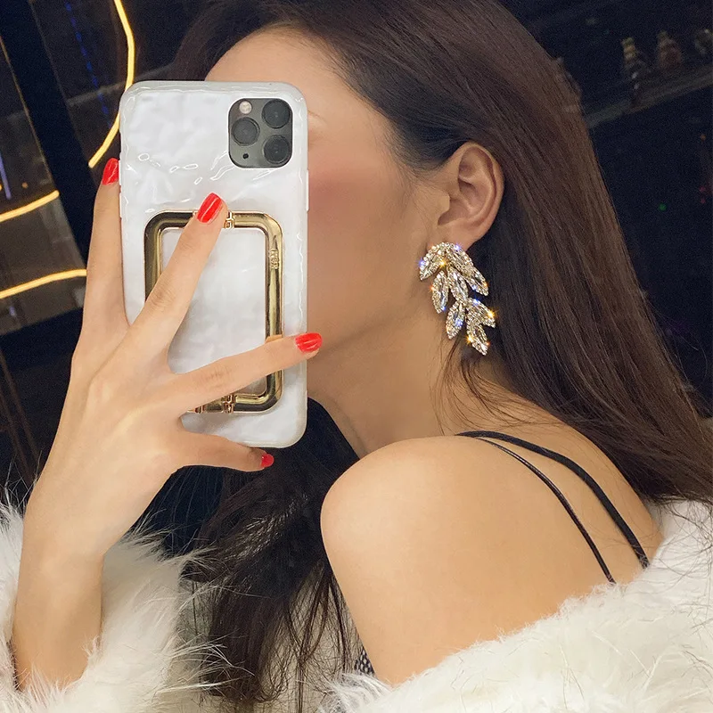 shihan奢华品牌耳环长流苏吊式耳环