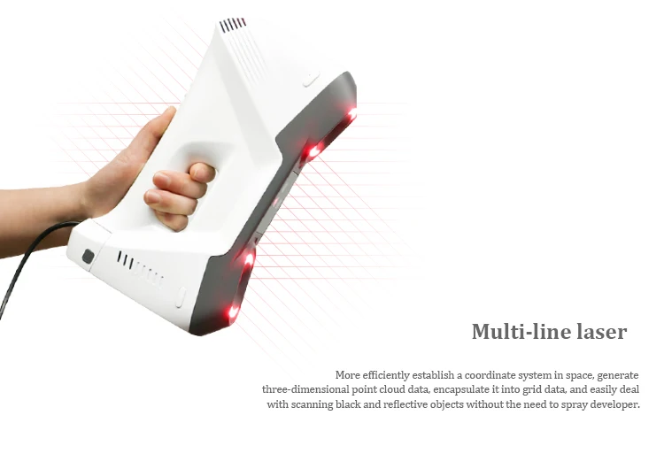 Portable Handheld 3D Laser Scanner for CNC Router Reverse Engineering