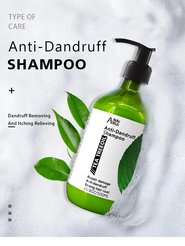 Natural Organic Green Tea Anti Dandruff Shampoo Strong Hair Root Best