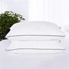 Wholesale cheap 100 cotton cover microfiber polyester fill hotel bed pillow insert