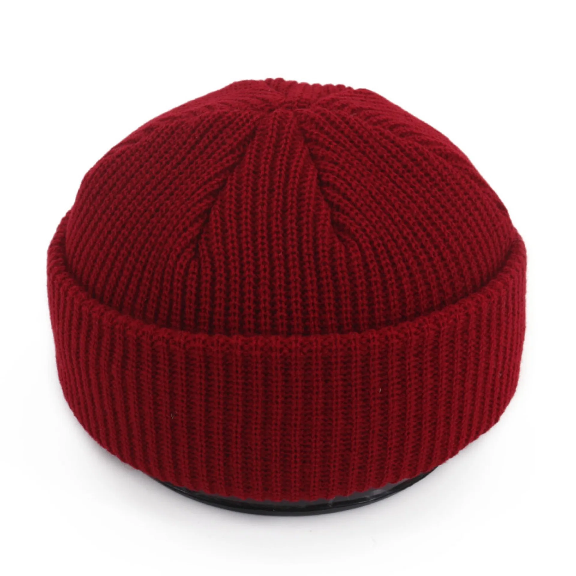 Wholesale Custom Knitted Hats Embroidered Logo Warm Beanie Men Winter ...