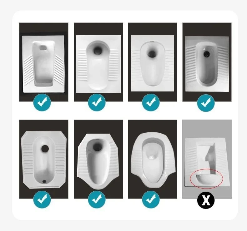 Customized Squat Toilet Pan Standard Squat Toilet Size Sanitary Ware