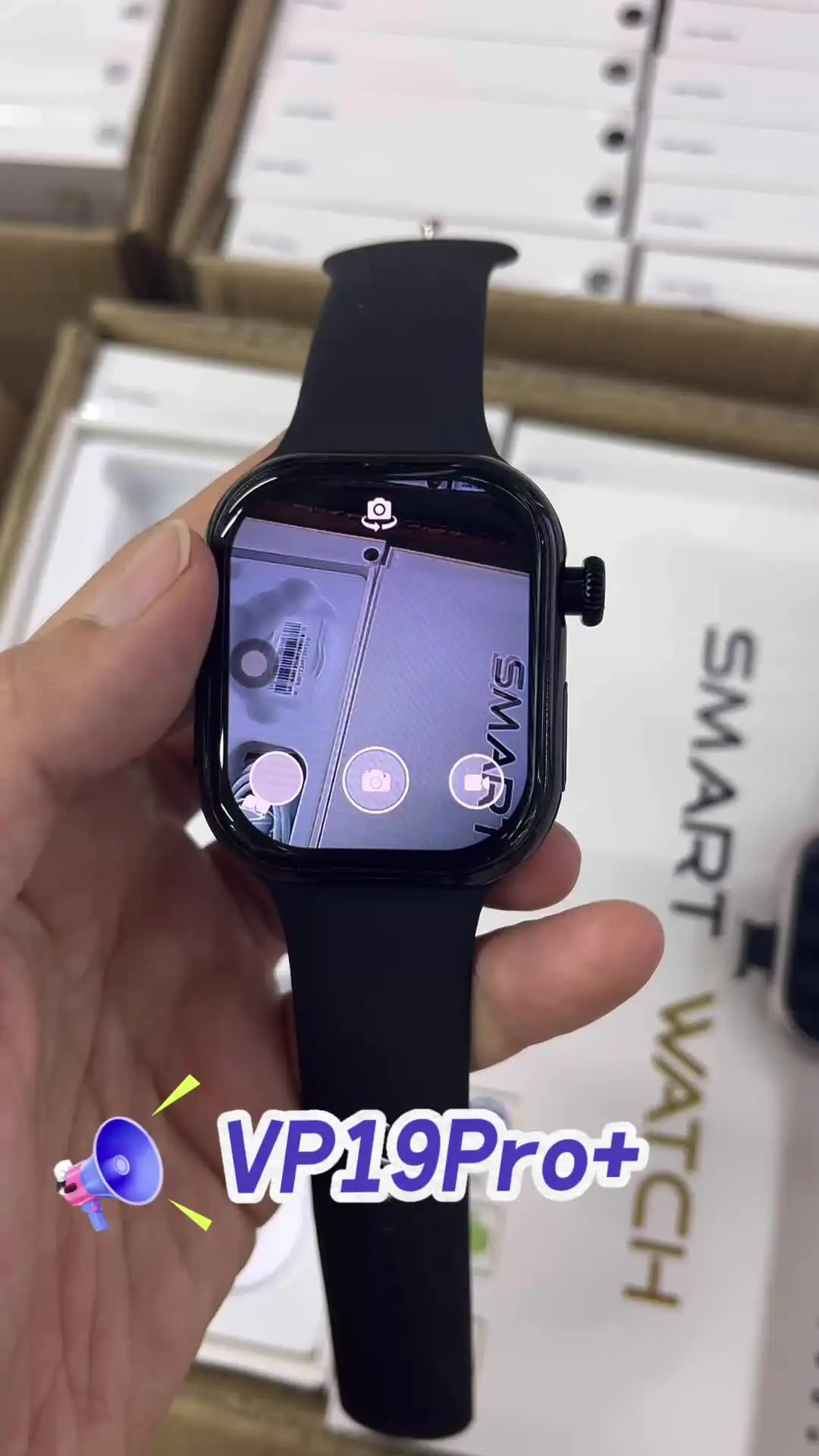 VP19 PRO+ Android Smart Watch - 1150mah Battery & AMOLED Screen