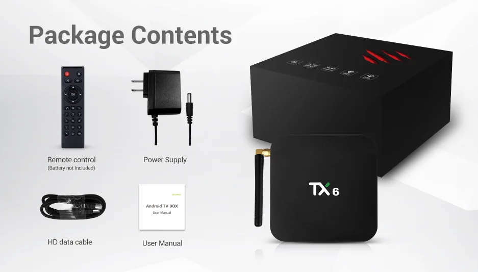 2019 Tanix Tx6 Android 9.0 Tvbox Allwinner H6 Android 4gb 32gb Tx 6