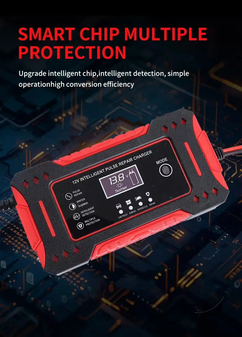 12V 6A Multipurpose Battery Charger for Cars and Motorcycles 12 Volt 12V6A Charger manufacture