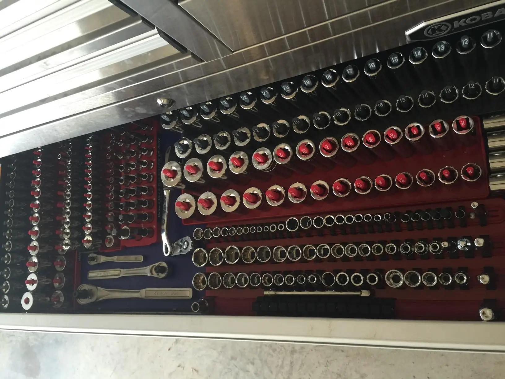 Chrt Socket Holder Socket Rack Wall Wrench Storage Tray Industrial