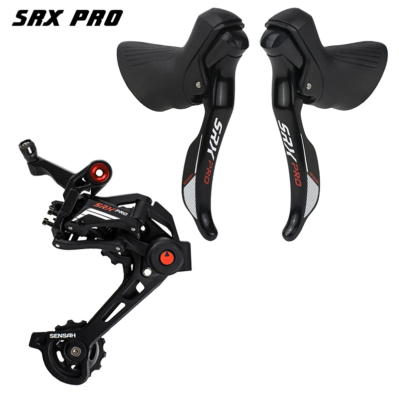 SENSASH SRX Pro 1x11 Speed Road Groupset - R/L Shifters & Rear