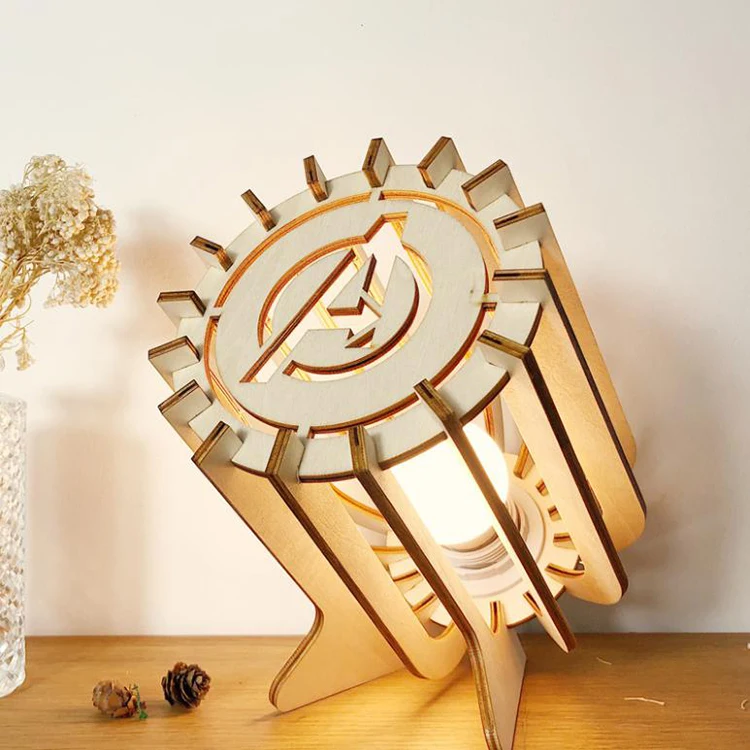 Hot Selling Home Decoration LED Light Laser Cut Paper Carving Night Lamp