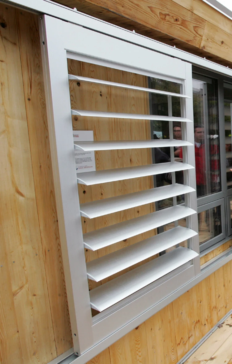 Louvre Window Frame German Window Shutter Mirror Remote Control