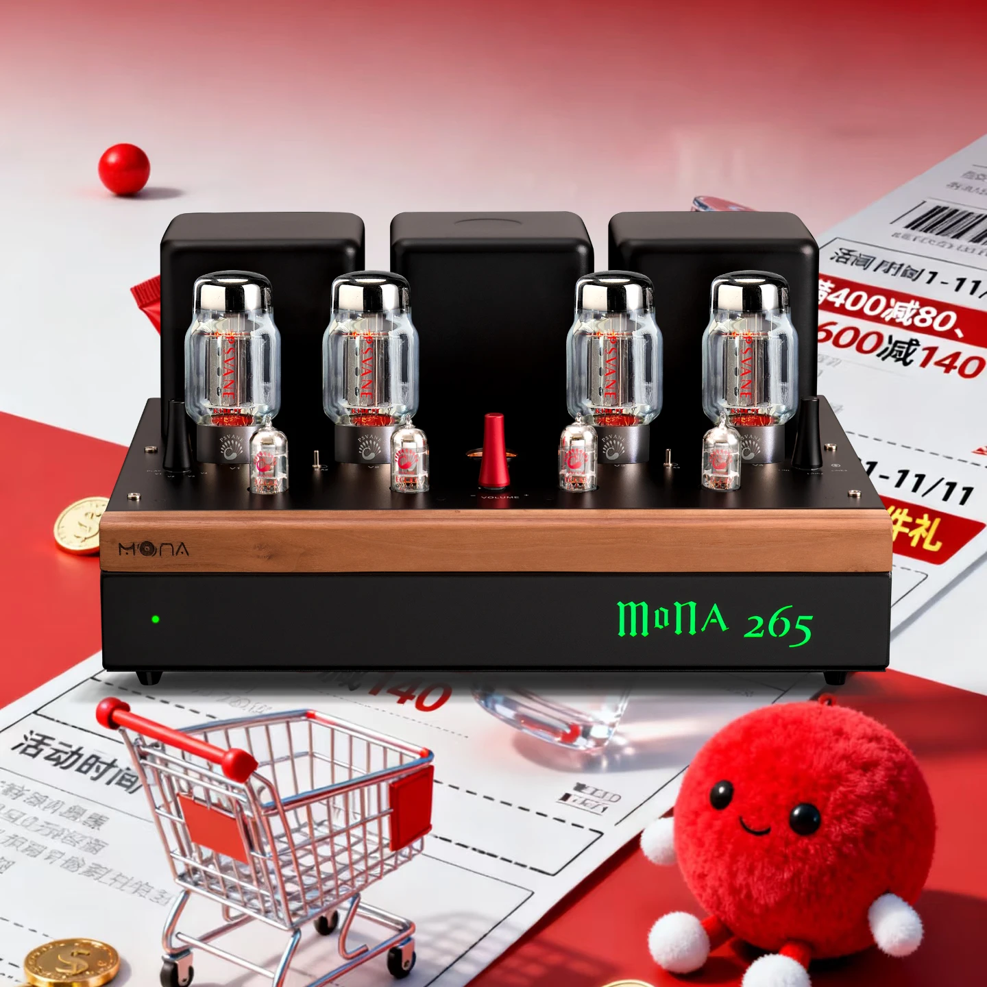MoNA出品 Mona 265 Kt88 Hi-Fi Tube Amplifier | 65W*2 Home Professional Audio