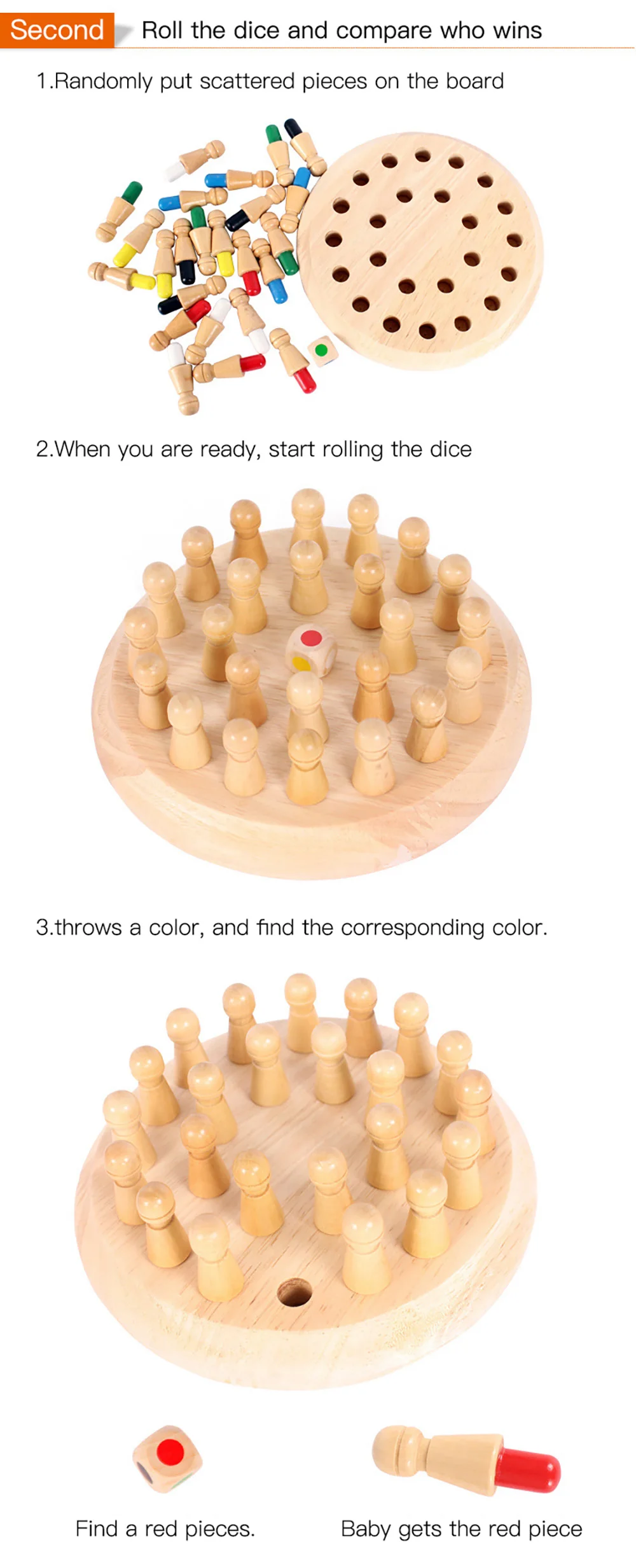 Kids Wooden Memory Match Stick Chess Game Fun Block Board Game Educational  Color Cognitive Ability Toy For Children - Buy Wooden Toys,Child Chess  Toy,Educational Toys Product on Alibaba.com