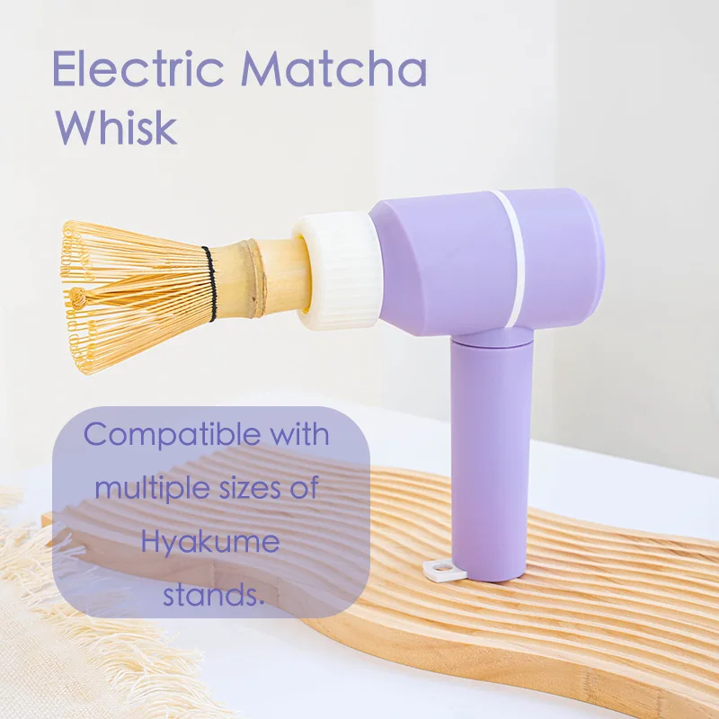 Electric Bamboo Whisk Matcha Brush 3 Gears Adjustable Quickly Whisking Matcha Tool Home DIY Tea-Making Tools Type-C Charging supplier