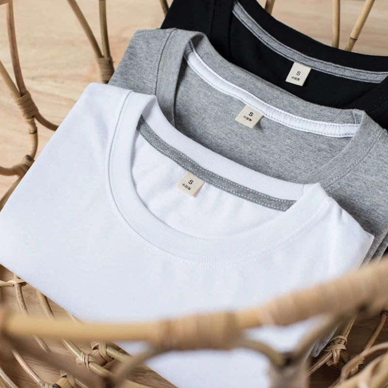 YLS 2020 High Quality 200 gsm 100% Cotton Tshirt Short Sleeve Tshirt Men For Custom Tshirts