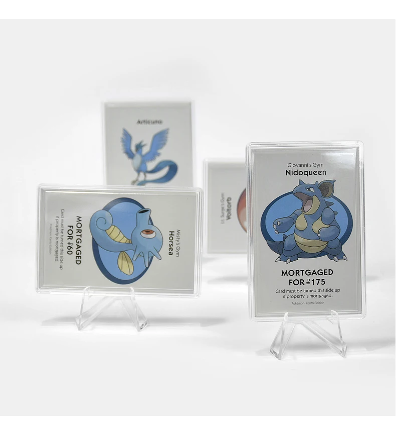 Sturdy Texture Acrylic Card Case Graded Clear Plastic Holds Standard