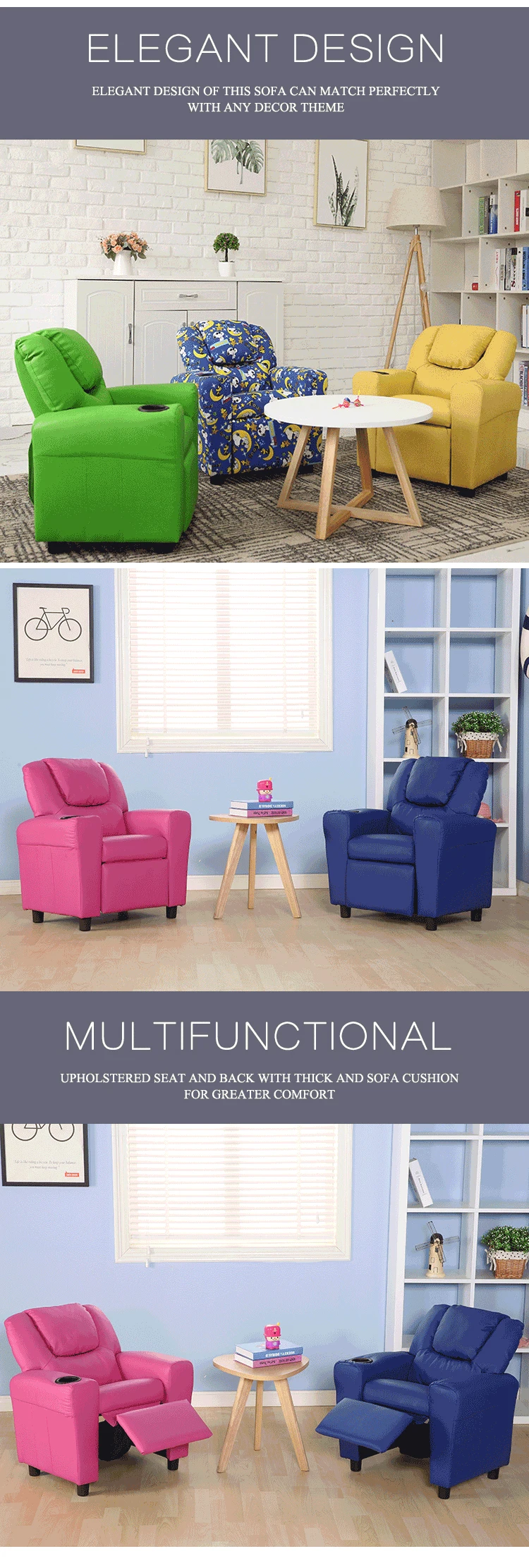 reclining sofa kids