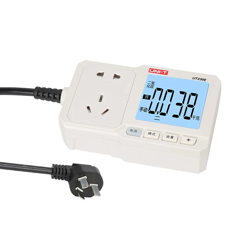 UNI-T UT230E 1W ~ 4000W Thời Gian Đo Điện Ổ Cắm Quang Power Meter Mini