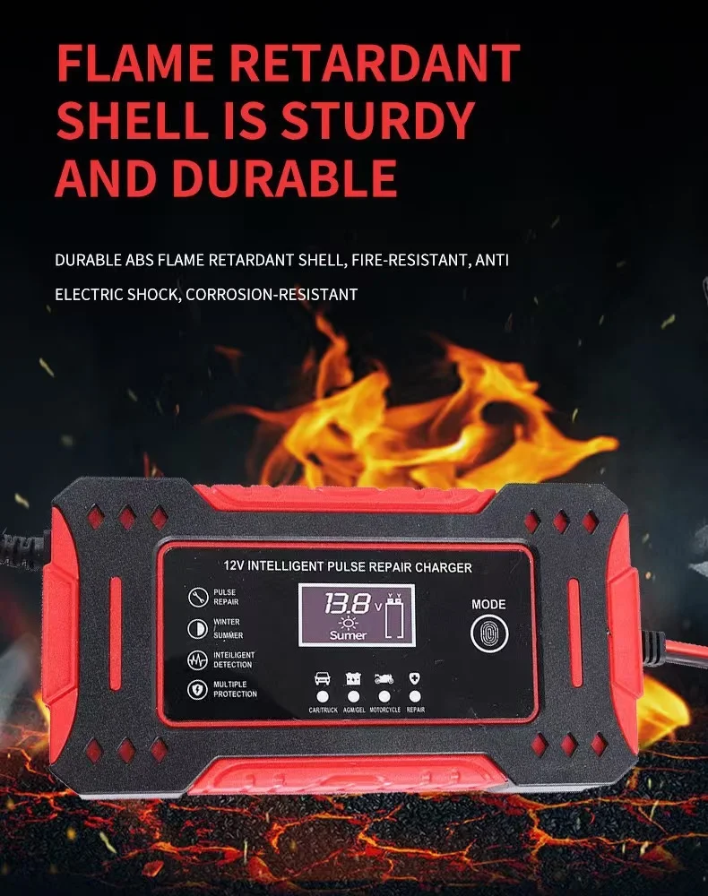 12V 6A Multipurpose Battery Charger for Cars and Motorcycles 12 Volt 12V6A Charger supplier