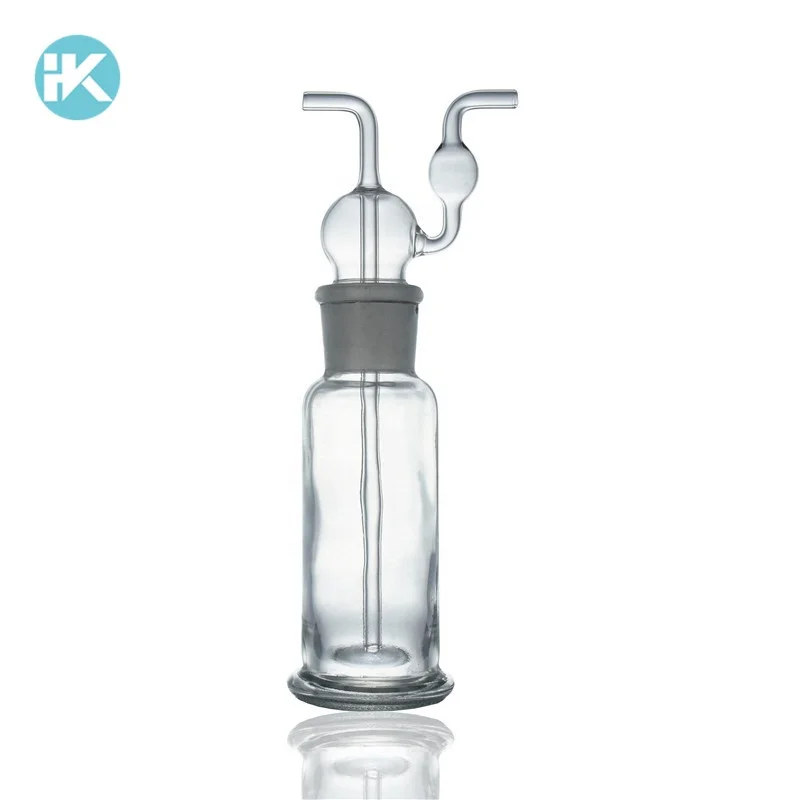 Huke Kualitas Tinggi Disesuaikan Lab 250 Ml Drechsel Gas Cuci Botol