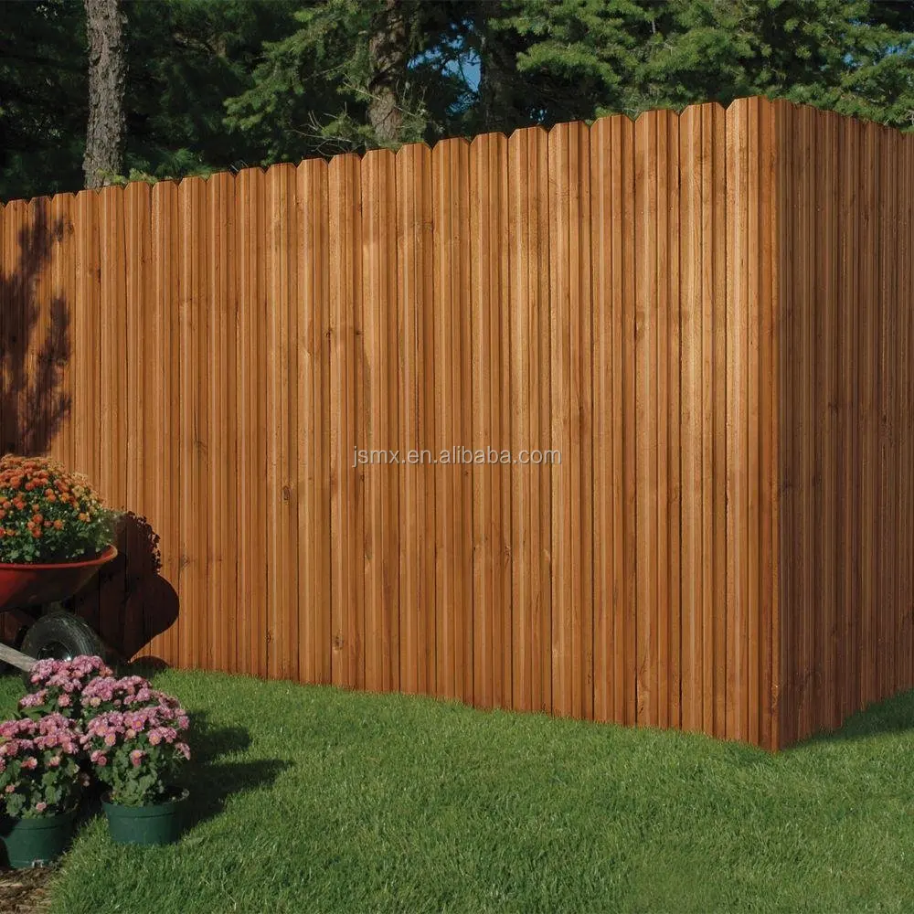 Myhinoki Japanese Cedar Wooden Pickets Fence Barrier Wood Fencing 6ft