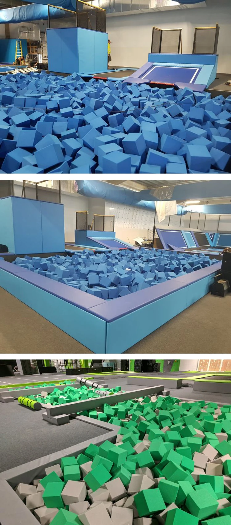 Hanlin Foam Pit Foam Pit Block Foam Pit Cubes For Indoor Trampoline