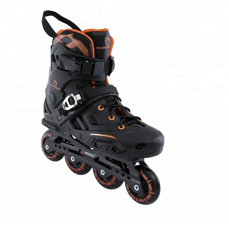 Durable Wholesale Price Freestyle Speed CNC Frame PU 4 Wheel Fashion Inline Skate Shoes