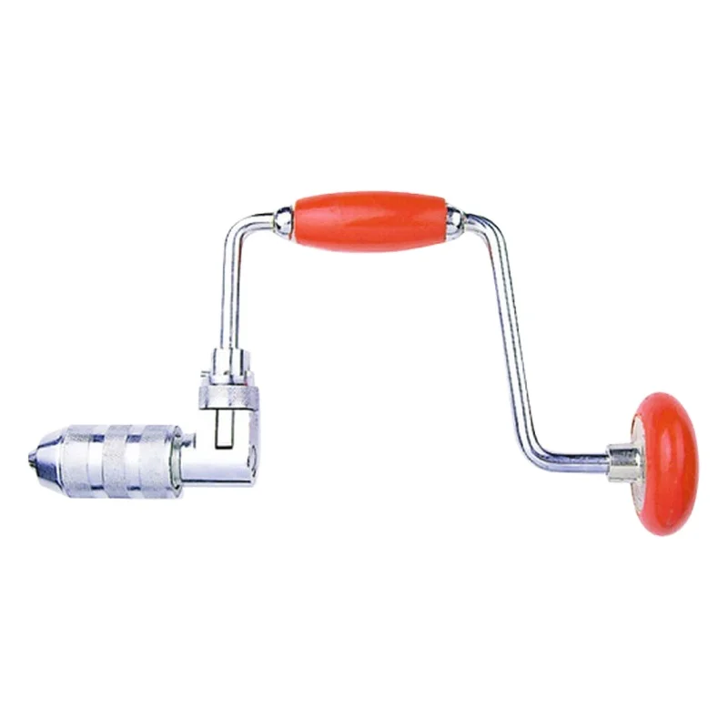 4 Jaws Chuck Reversible Hand Ratchet Bit Brace Drill For Woodworking