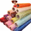 50*50cm Snow Dot Flower Gift Wrapping Foam Mesh Floral Packing Mesh Material