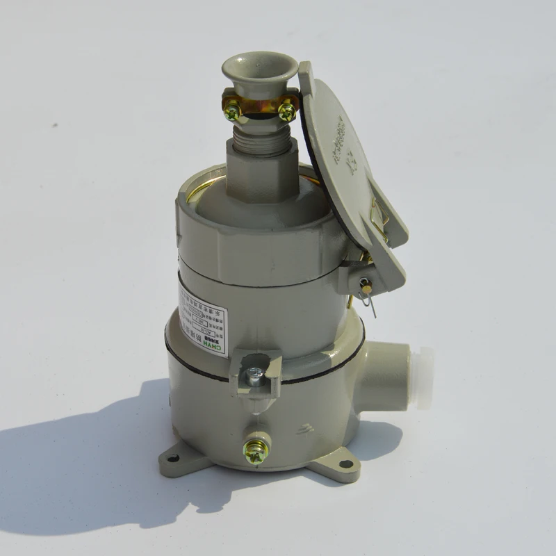 Aluminum alloy explosion-proof socket 16A explosion-proof plug ac-16 220V/380V three holes four holes five holes