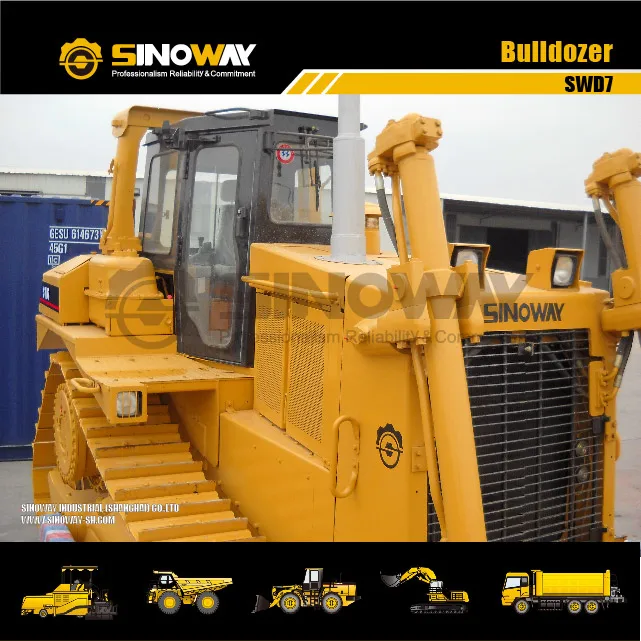 230hp Hydrostatic Transmission Triangle Track Bulldozer With High