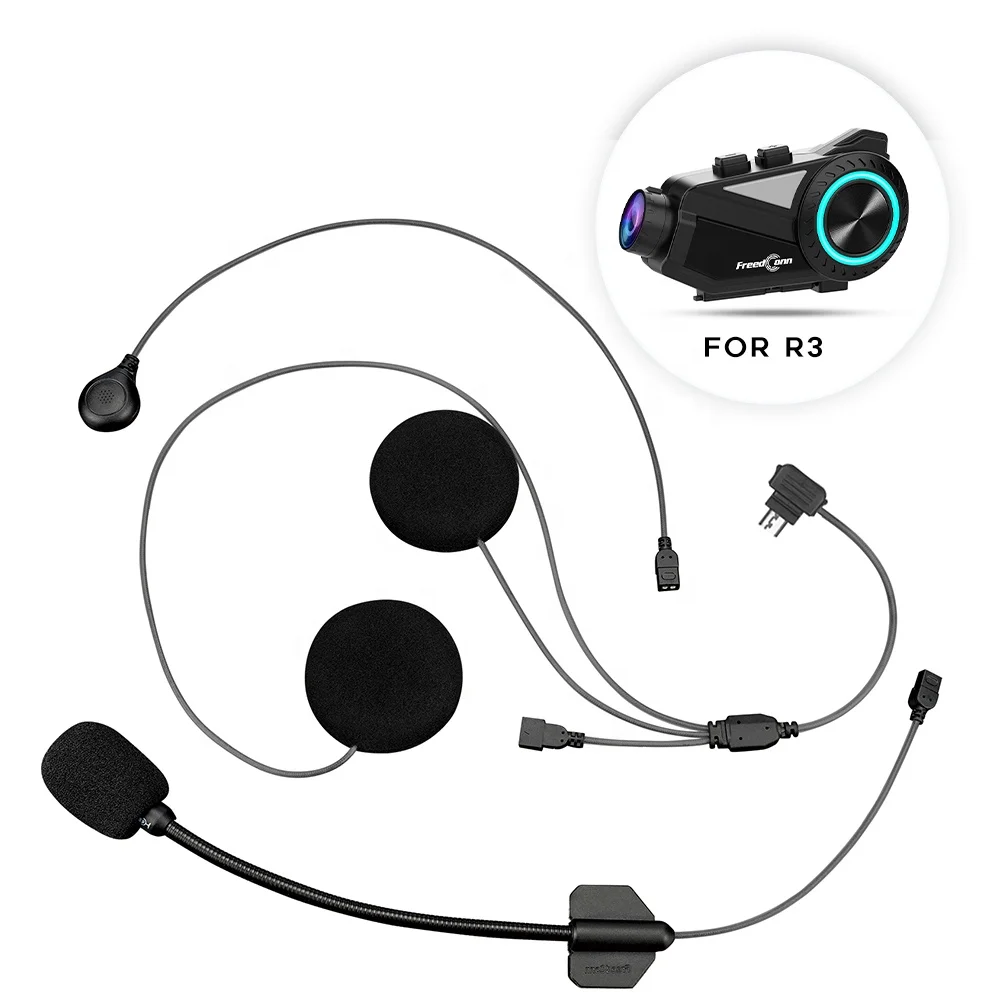FreedConn R3 Pro　インカム FreedConn R3 Pro Motorcycle Bluetooth Headset with 2K Camera, Hi