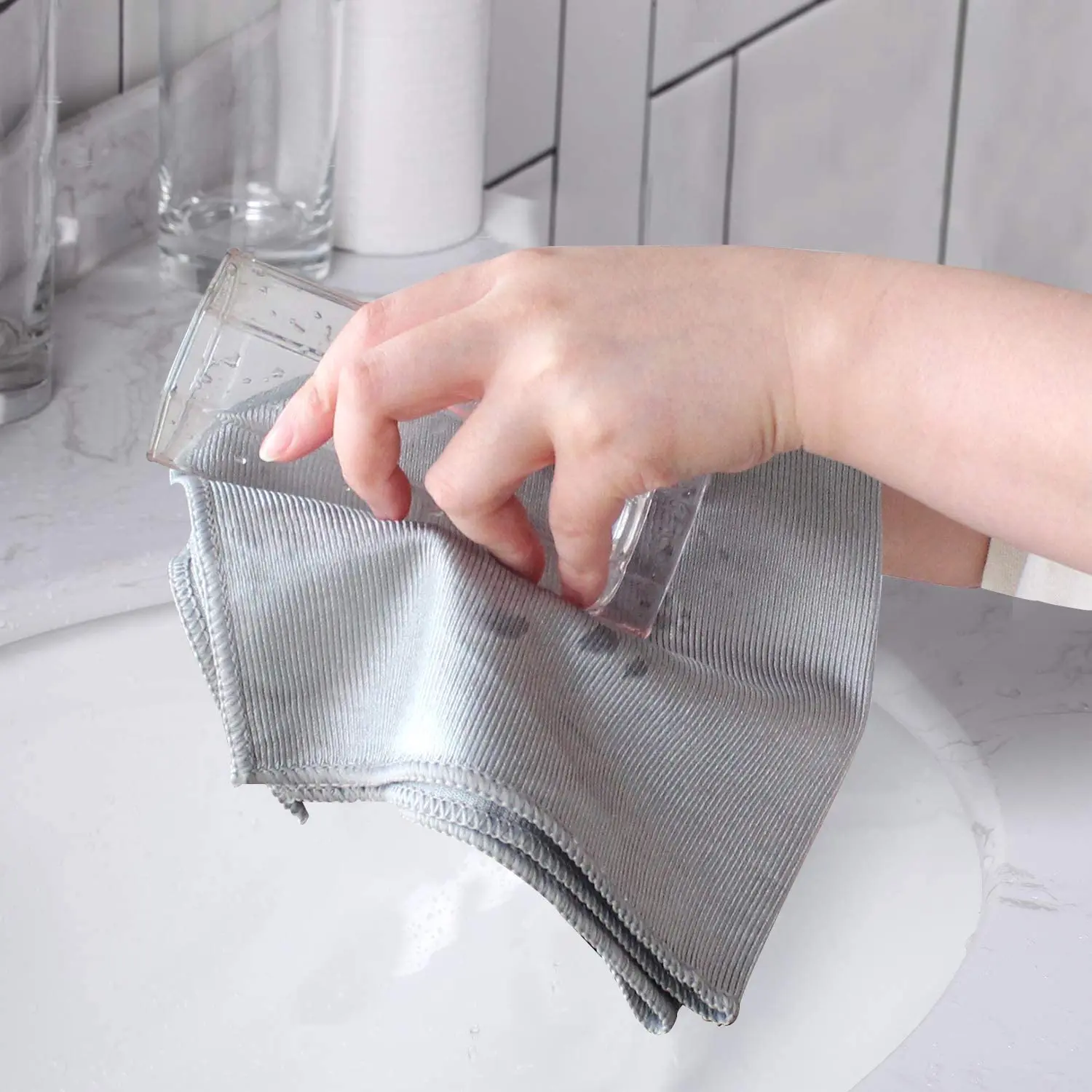 glass cleaning towel