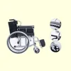 Aluminum alloy adjustable footrest folding wheelchair can be flat lay manual wheelchair