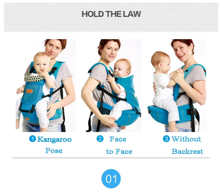 High quality and Breathable carrier swaddle baby wrap for Baby