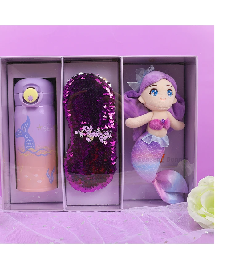 Promotional Handmade Mermaid Cosmetic Birthday Gift Box Set For Girl ...