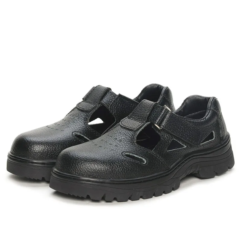 Black Antistatic Antismashing Puncture Safety Shoes Sandals/esd Electrical Insulation Shoes