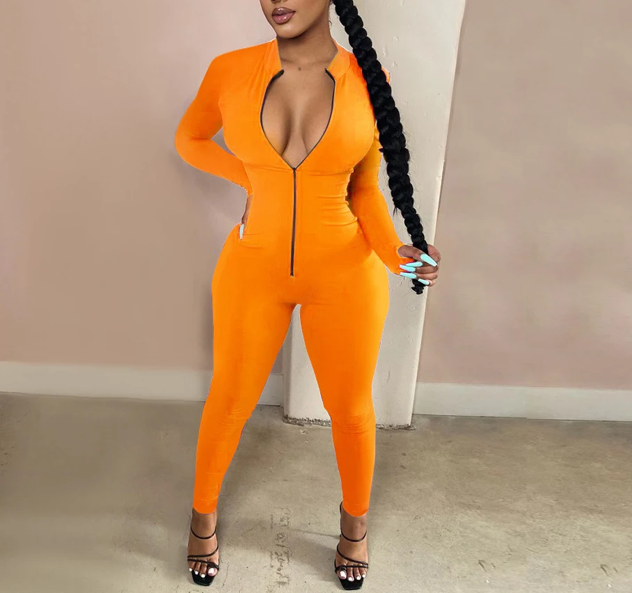 Polynesian Samoan Jumpsuit Zipper Collar Digital Print Bodycon One