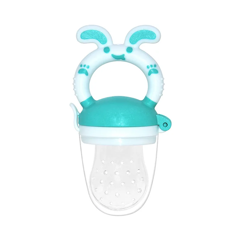 Silicone Baby Fruit Feeder Pacifier Cute Rabbit Shape Food Grade