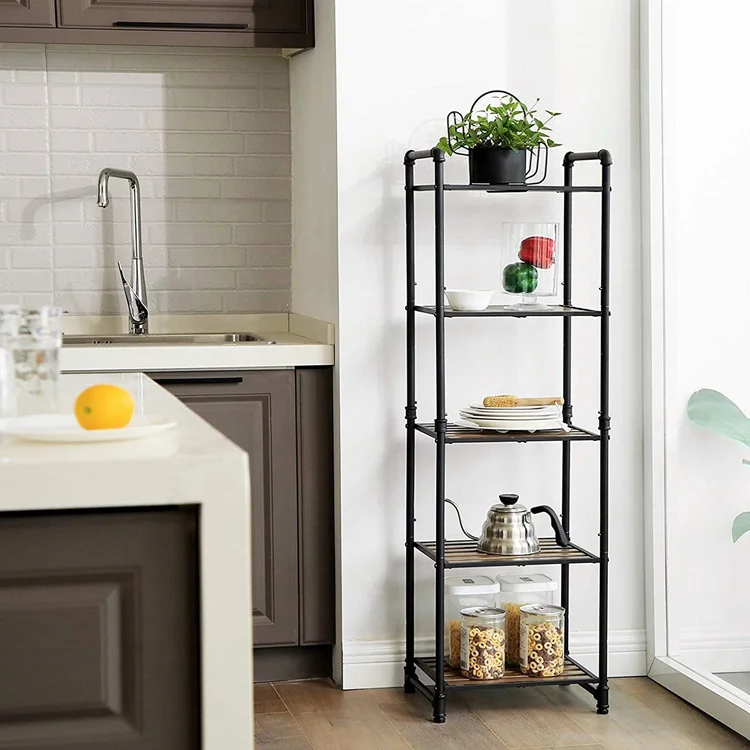 Bookcase Wooden Bookshelves Steel Expandable Bookshelf Stainless With Table
