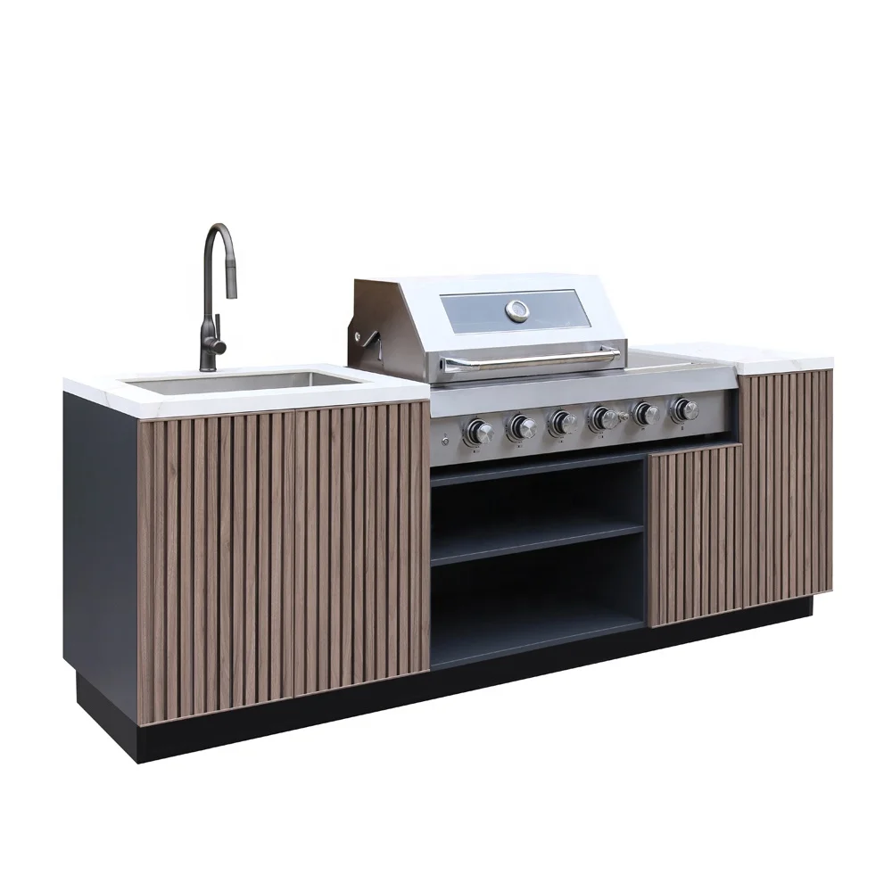 Aluminum Outdoor Kitchen Island Kc04 Outdoor Kitchen Bbq Island