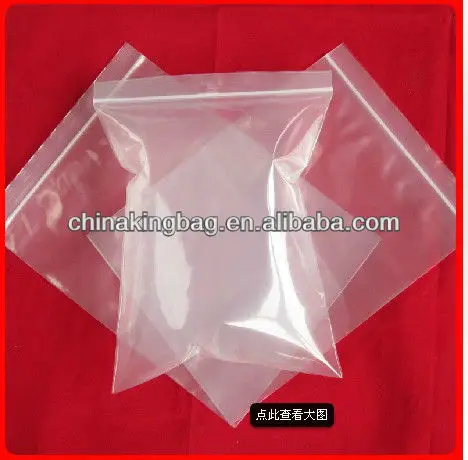 Food Grade Clear Ldpe Zipper Bag Package Bag Zipper Lock Plastic Bag ...