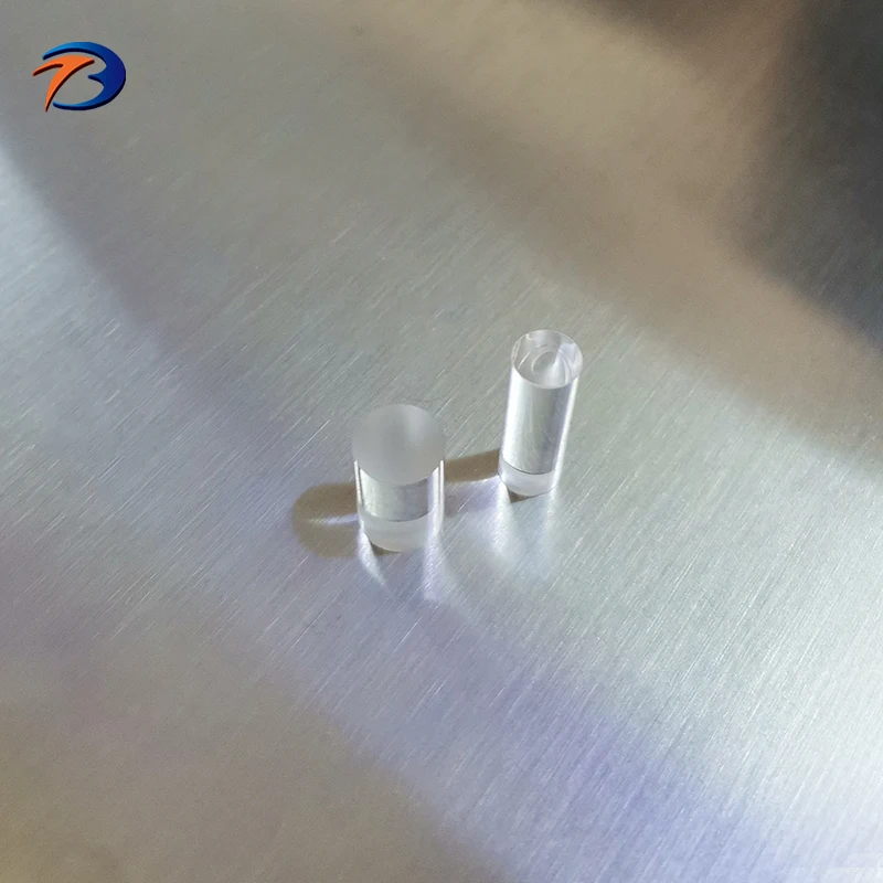 Custom transparent quartz glass rod sapphire rods