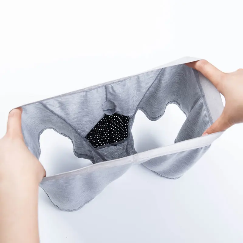 Customize Varicocele Men's Underwear Soft Modal Boxer Briefs Low Waist