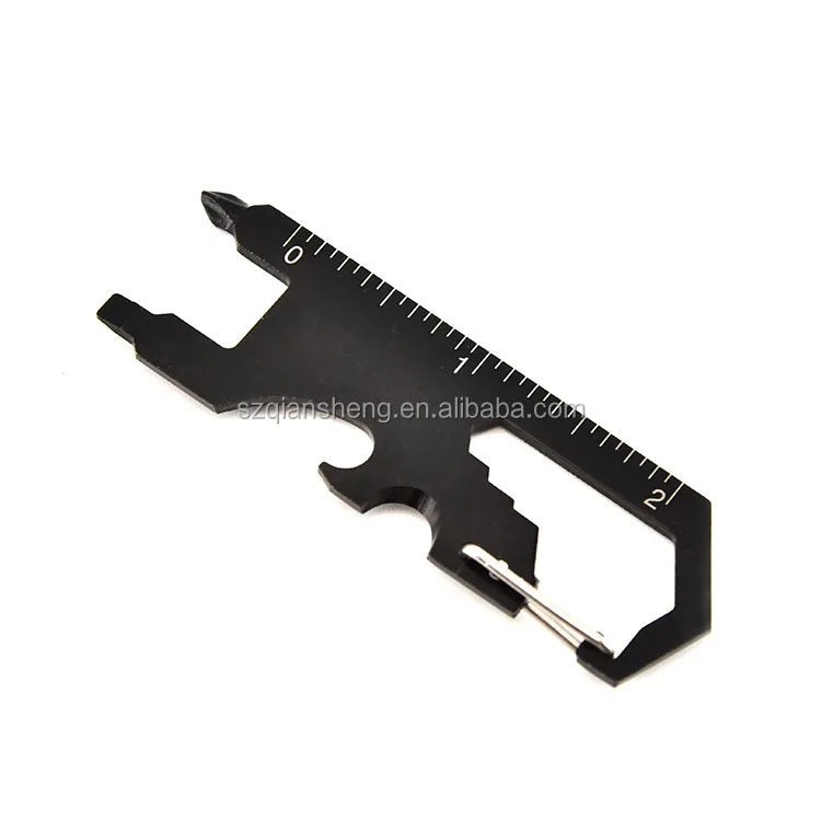Outdoor Stainless Steel Multi-function Tool Card & Keyfinder Keychain - Oem