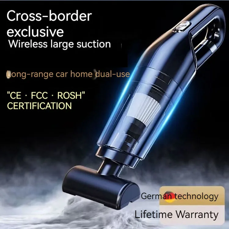Highpower 120w 10000pa Car Vacuum Cleaner Wireless Charging Handheld
