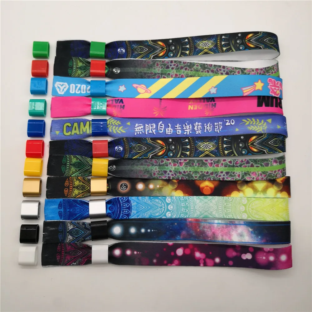 Festival Usage And Rave Event & Party Item Type Fabric Wristband Lock ...