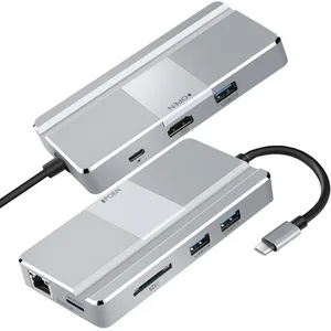 hot selling wholesale type c to usb docking station 8 port type