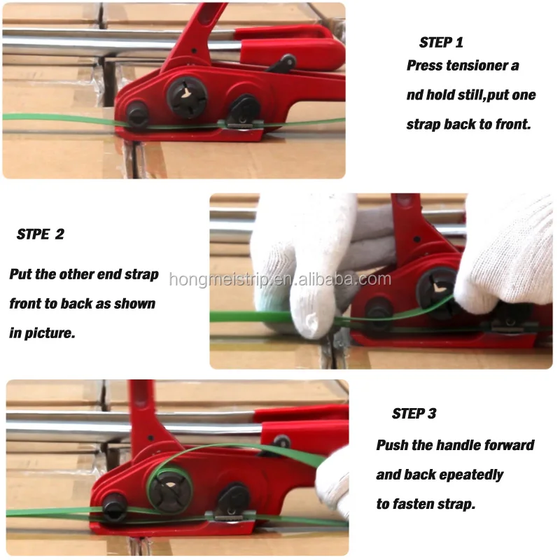 handheld carton strapping machine SD330 hand strapping tool for pp polyester plastic strap