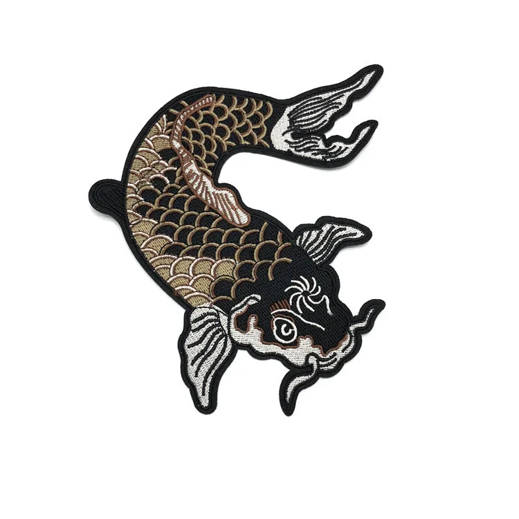 Crappie Fishing Hunter Patch Embroidered Iron On Applique Sublimation 