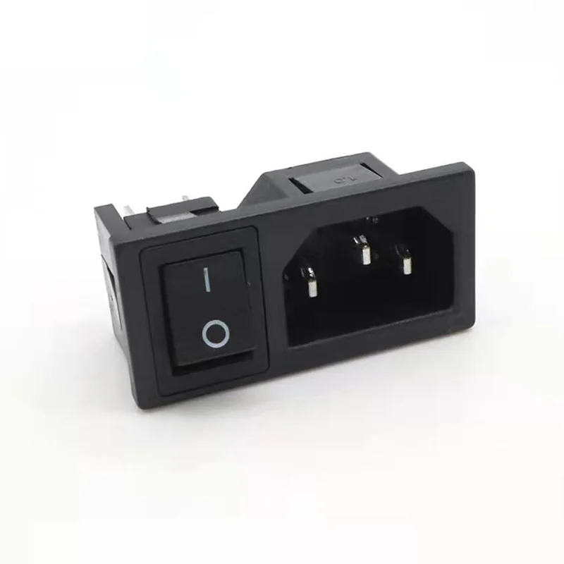 Socket Rocker 10A 250V Rocker Switch 2 in 1 Connected Socket AC Type Conversion ...