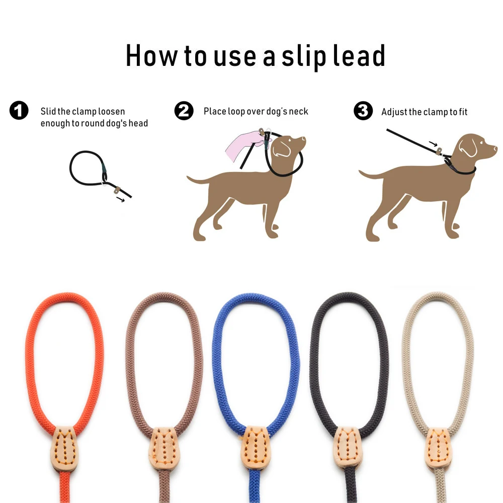 slip knot dog leash